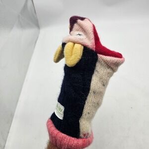 Cate & Levi Bird Hand Puppet Knit Plush Toy Handmade Canada Kids Birdie